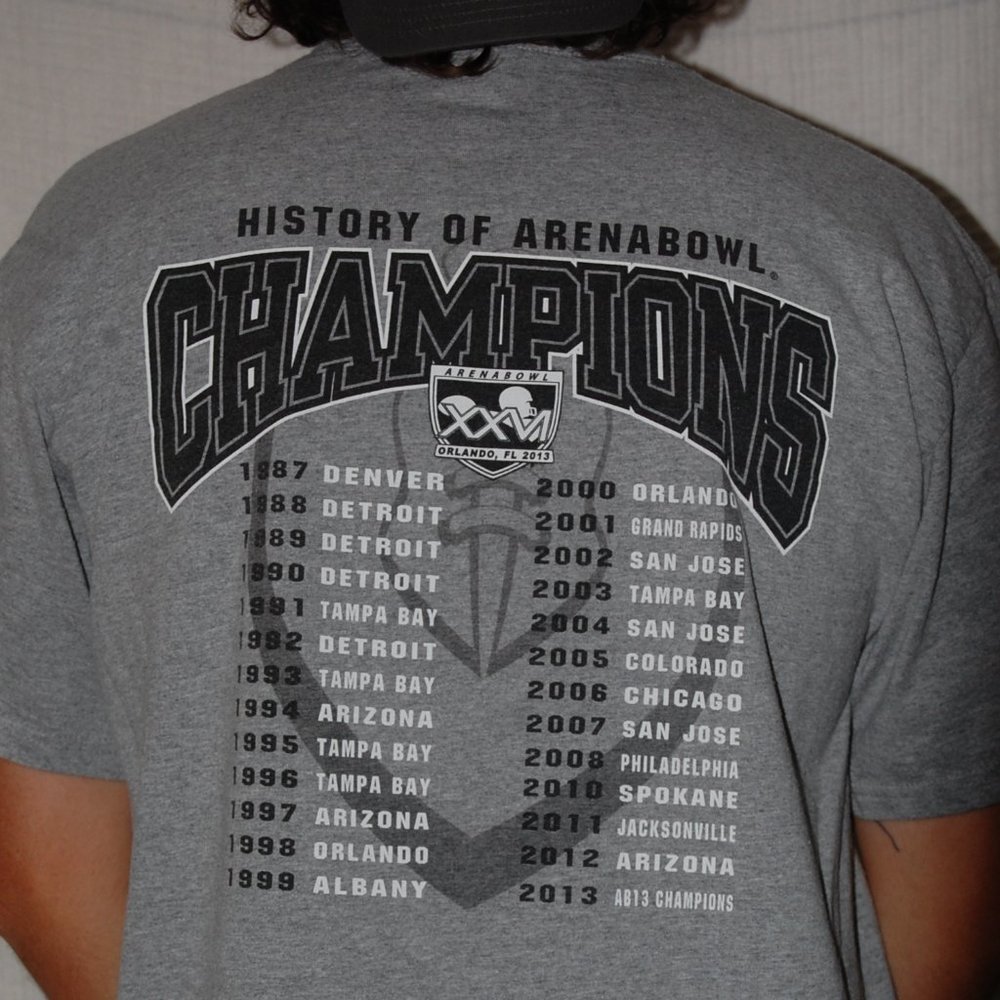Men's/Women's 2013 Arenabowl Soul Philadelphia vs Arizona Rattlers